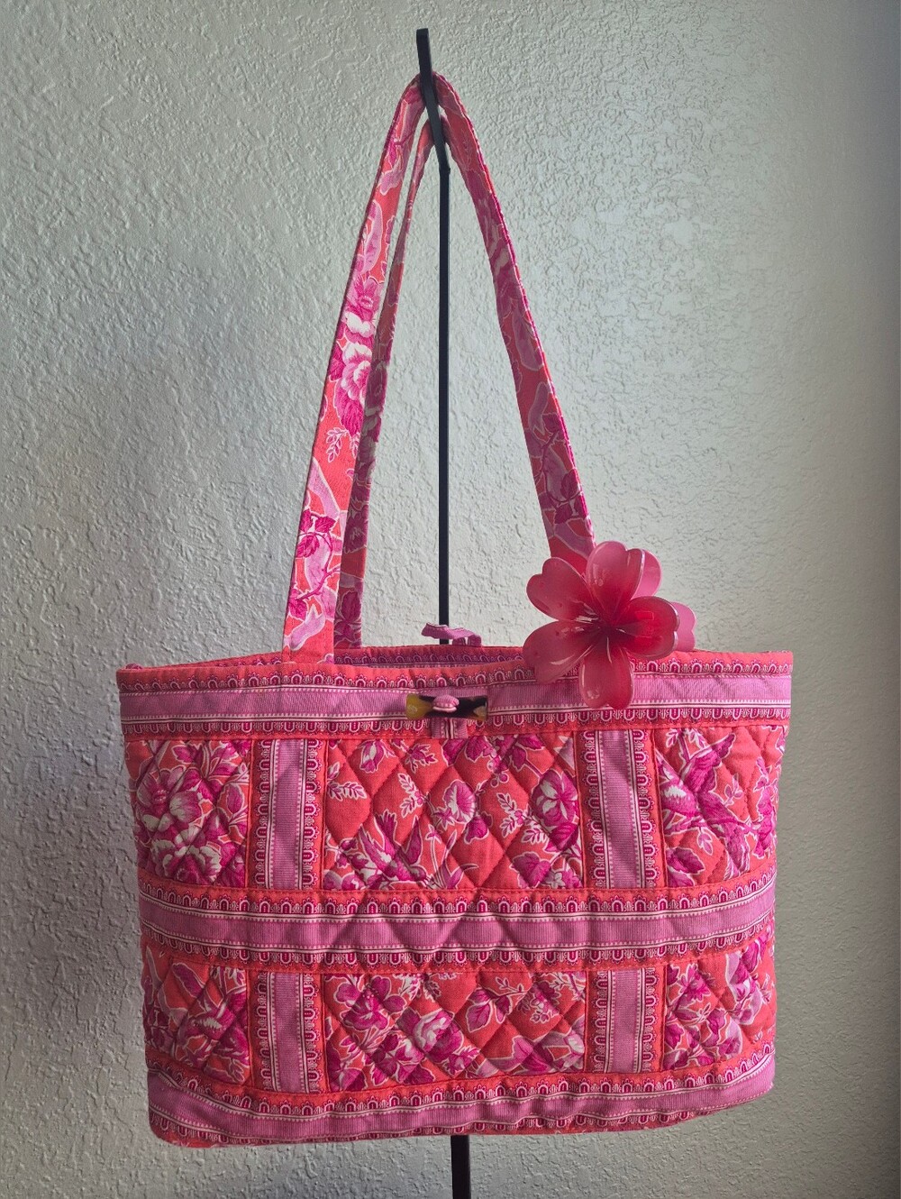 Vera Bradley Hope Toile Shoulder Tote Bag